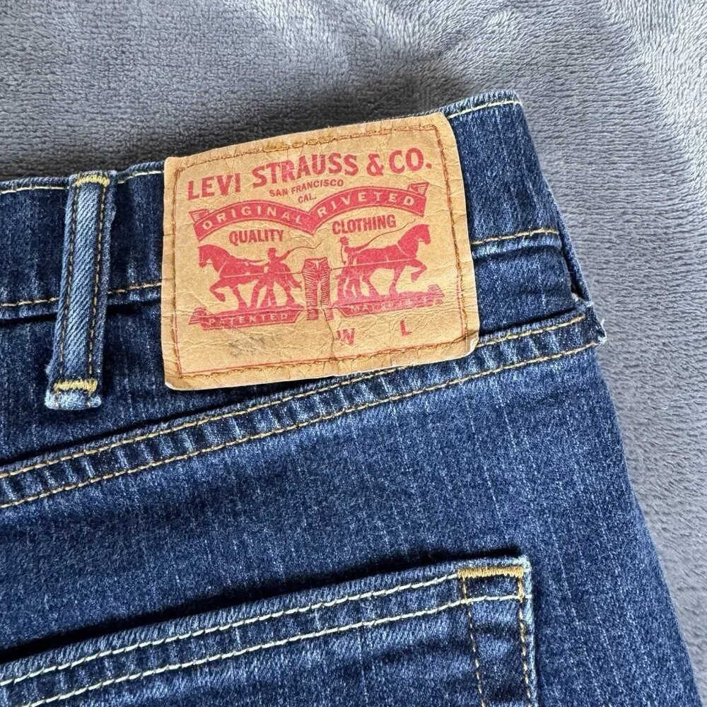 Levi’s 511 Big & Tall Men’s Denim Pants Dark Blue Jeans Size 46x29